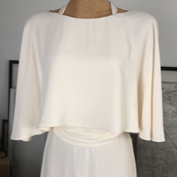 FENDI cream silk dress open back Size 6 - Picture 5 of 16